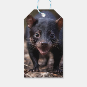 De jonge Tasmaanse duivel Cadeaulabel