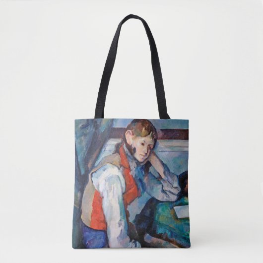 De jongen in de Rode Vest, Cezanne Draagtas (Voorkant)