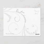 De jongen in het rode vest briefkaart (Achterkant)