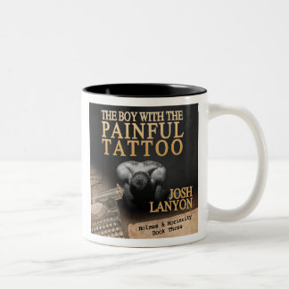 De jongen met de pijnlijke Tattoo mok