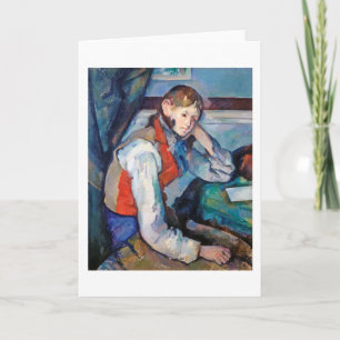De Jongen met het Rode Vest, Cezanne Kaart