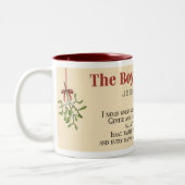 De jongen volgende mok van de deur (Links)