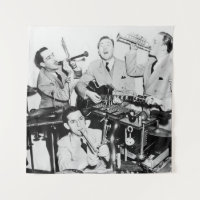 De jongens in de bandvintage, muziek, band, retro,