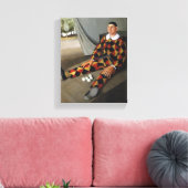 De jongleur (door Antonio Donghi) Canvas Afdruk (Insitu (Woonkamer))