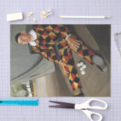 De jongleur (door Antonio Donghi) Tissuepapier (Craft)