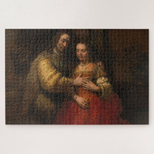 De joodse bride (door Rembrandt) Legpuzzel