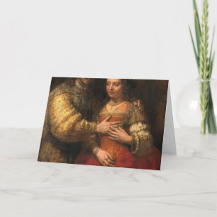 De joodse bride schilderen door Rembrandt Kaart