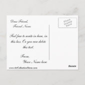 De Joodse bruid (het echtpaar) – Rembrandt van Rij Briefkaart (Achterkant)