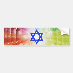 De joodse lichtdoorbraak. bumpersticker