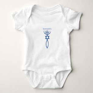 De Joodse Messianische zegel van Jeruzalem Romper
