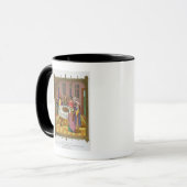 De joodse Passover, facsimile van een 15e-eeuwse m Mok (Voorkant links)