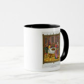 De joodse Passover, facsimile van een 15e-eeuwse m Mok (Voorkant rechts)