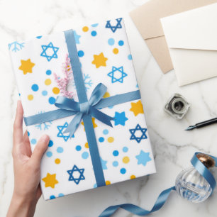 De joodse ster van David Wrapping Paper Cadeaupapier