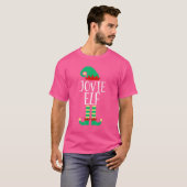 De Jovie Elf Family Matching Kerstpyjama T-shirt (Voorkant volledig)