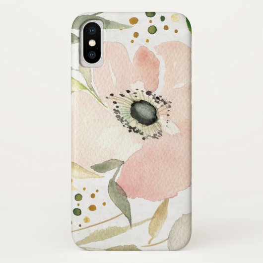 De Joy of White | Waterverf Floral Pattern Case-Mate iPhone Case (Achterkant)