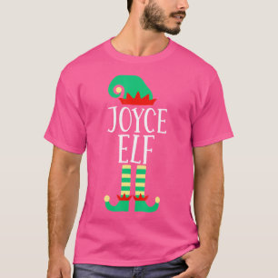 De Joyce Elf familie komt overeen met de kerstpyja T-shirt