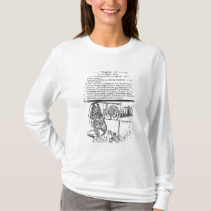 De juiste en precieze verhouding van de wijze waar t-shirt