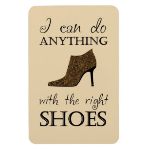 De juiste schoenen magneet