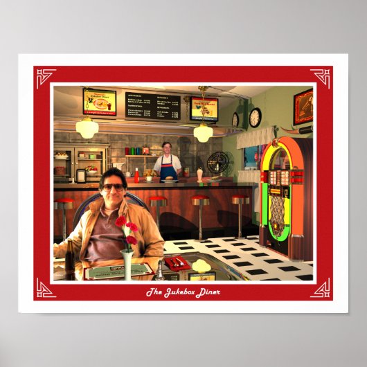 De Jukebox Diner Poster (Voorkant)