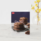 De jumbo Koekjes van de Brownie Kaart (Gele Bloem)