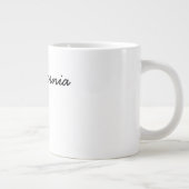 De jumbo-mok 'Love California' Extra Grote Mok (Rechts)