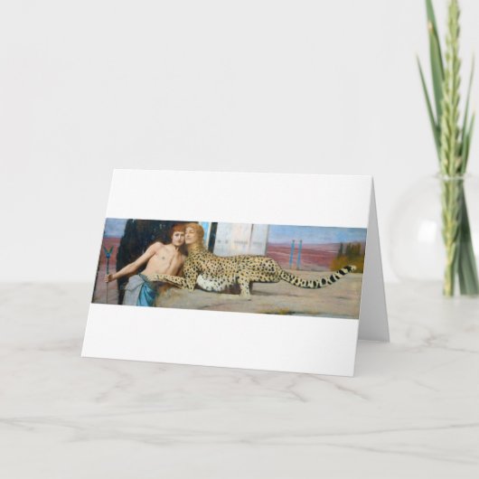 De jurken, Fernand Khnopff Kaart (Voorkant)