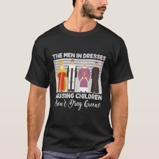 De jurken in misbruikende kinderen zijn geen drag t-shirt