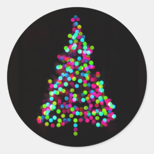 De Juwelen van de kerstboom Ronde Sticker
