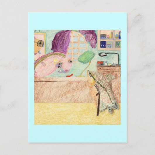 De juwelier briefkaart (Voorkant)