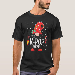 De K Pop Gnome Matching Family Kerstmis Pa T-shirt