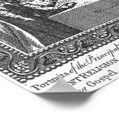 De kaars van de Hervorming zijn verlicht" Poster (Hoek)