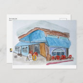 De kaarskoffie briefkaart (Voorkant / Achterkant)