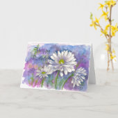 De Kaart Daisy Bouquet Painting van de verjaardag (Gele Bloem)