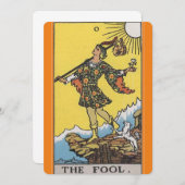De Kaart Fool Tarot (Voorkant / Achterkant)