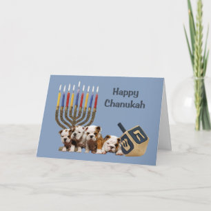 De Kaart Menorah Dreidel2 van de Chanoeka van de