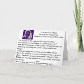 De Kaart van Aleph van de Boom van de zomer (Achterkant)