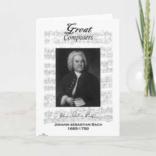 De Kaart van BachGreetings (Voorkant)