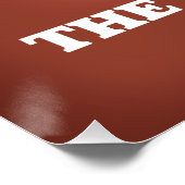 De kaart van Berkshires Massachusetts Perfect Poster (Hoek)