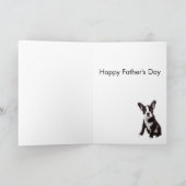 De Kaart van Boston Terrier Vaderdag (Binnen)