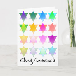 De Kaart van Chag Sameach van de jodenster