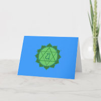 De Kaart van Chakra van Anahata