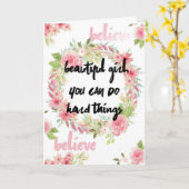 De Kaart van de Aanmoediging van Kanker van de (Gele Bloem)