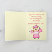 De Kaart van de Afstuderen van het Meisje van de (Binnen)