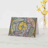 de Kaart van de Arctica van Mercator van de 16de (Gele Bloem)
