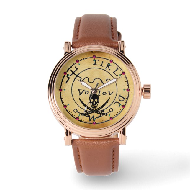 DE KAART VAN DE BEHANDELING VAN DE PIRATEN, VAAK E HORLOGE (Voorkant)