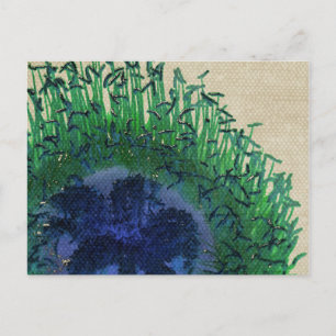 De Kaart van de Bloem van de Kleuren van de pauw