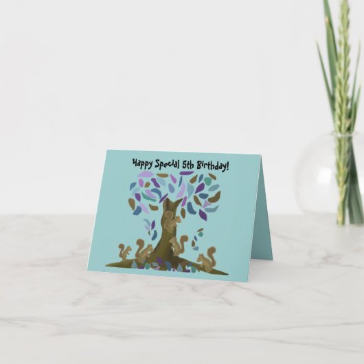 De Kaart van de boomhut van de eekhoorn (Voorkant)