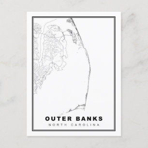 De kaart van de buitenbanken