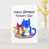 De Kaart van de Cats Vaderdag (Gele Bloem)