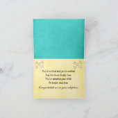 de kaart van de congatulationsgoedkeuring (Binnen)